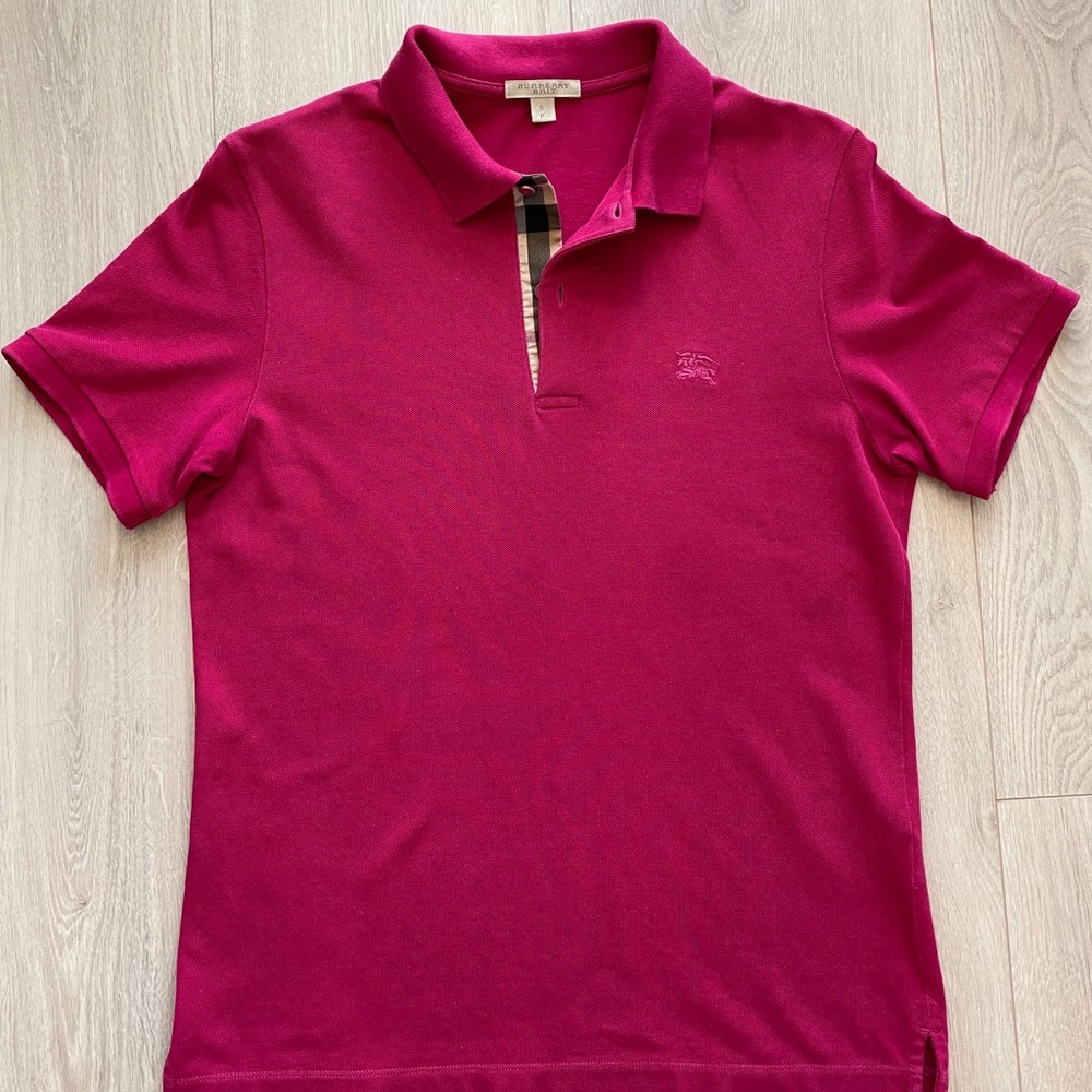 Men’s Burberry Brit Polo Pink